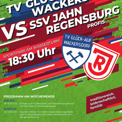 Bild vergrern: Testspiel: TV Wackersdorf - SSV Jahn Regensburg