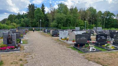 Bild vergrern: Die Sanierung des Friedhofs startet im Herbst in die finale Phase.